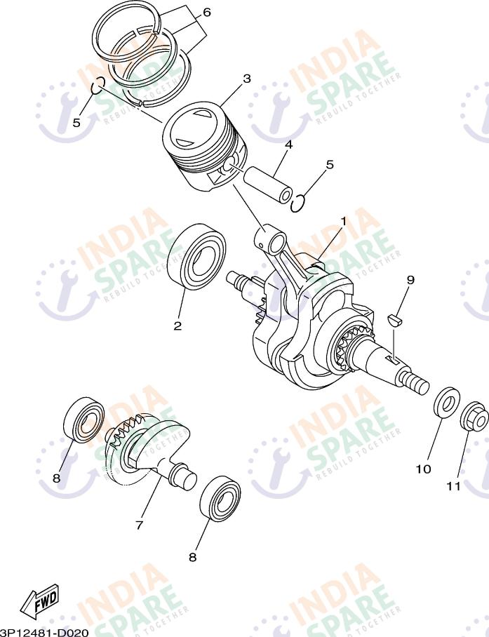 CRANKSHAFT & PISTON